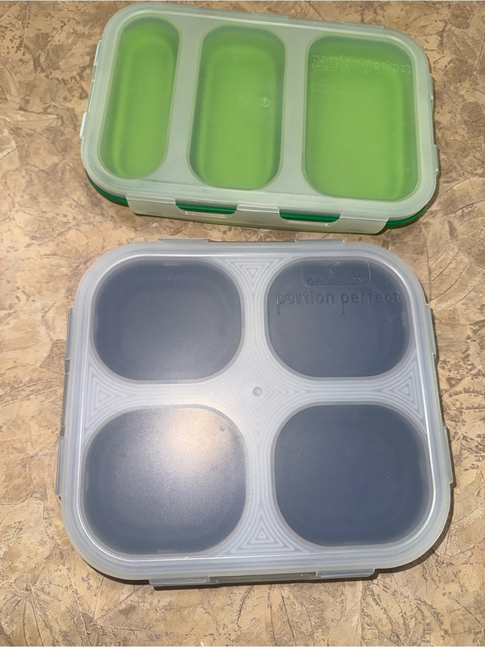 Crofton Portion Perfect Meal Prep Container set of 2